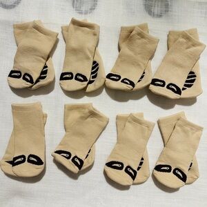 NEW 8 pairs of fun cute socks with anti/non slip for babies boys girls